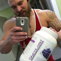 Training scene with Glycoload fueling athletes during workouts