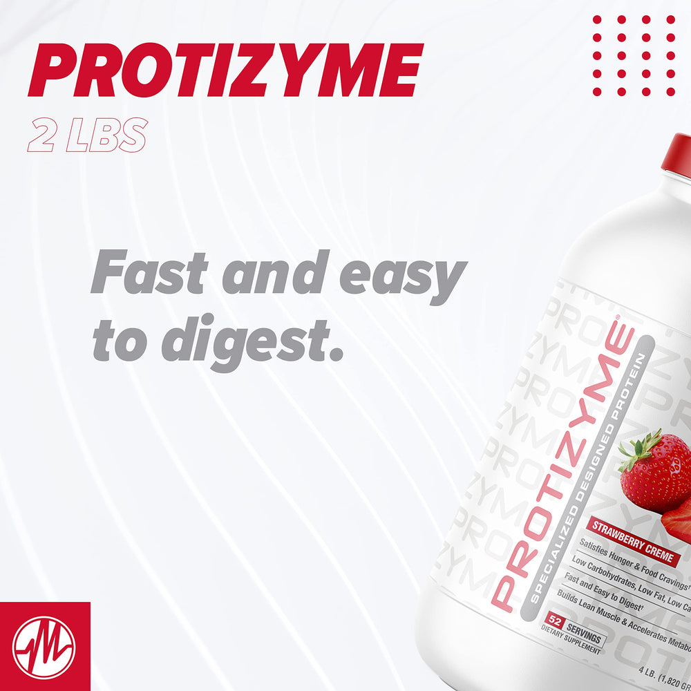 Protizyme vanilla flavor shake ready as a protein-rich snack