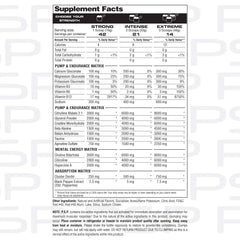 Metabolic Nutrition PSP tub close-up highlighting zero sugar and caffeine-free design for smoother workouts