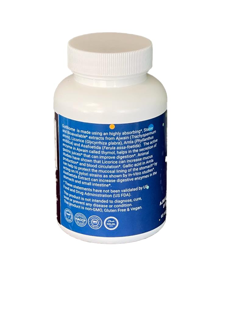 Metacure GutBiome licorice aids mucus production and healthy circulation in a vegan formula.