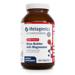 Metagenics Bone Builder magnesium tablets offer convenient daily bone support.