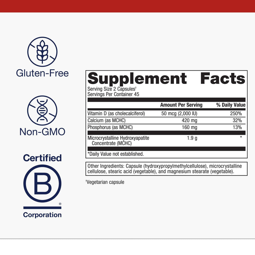 Calcium and phosphorus mineral trio visual associated with Bone Builder Plus.
