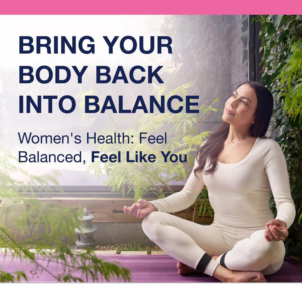 Metagenics Chasteberry Plus bottle-in-hand suggesting daily reproductive health routine.