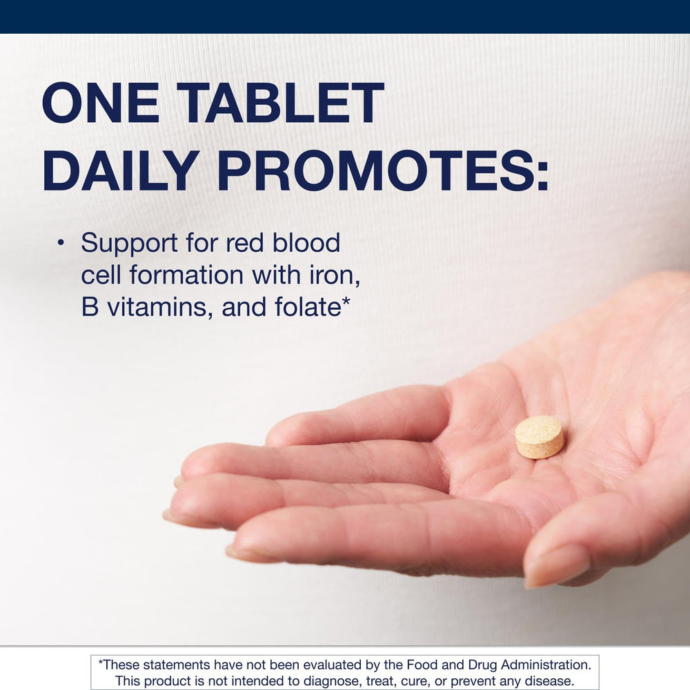 Metagenics Hemagenics B12, B6, and folate capsules promote healthy metabolism and energy.