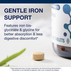 Close-up of Metagenics Hemagenics label highlighting non-GMO and gluten-free qualities.