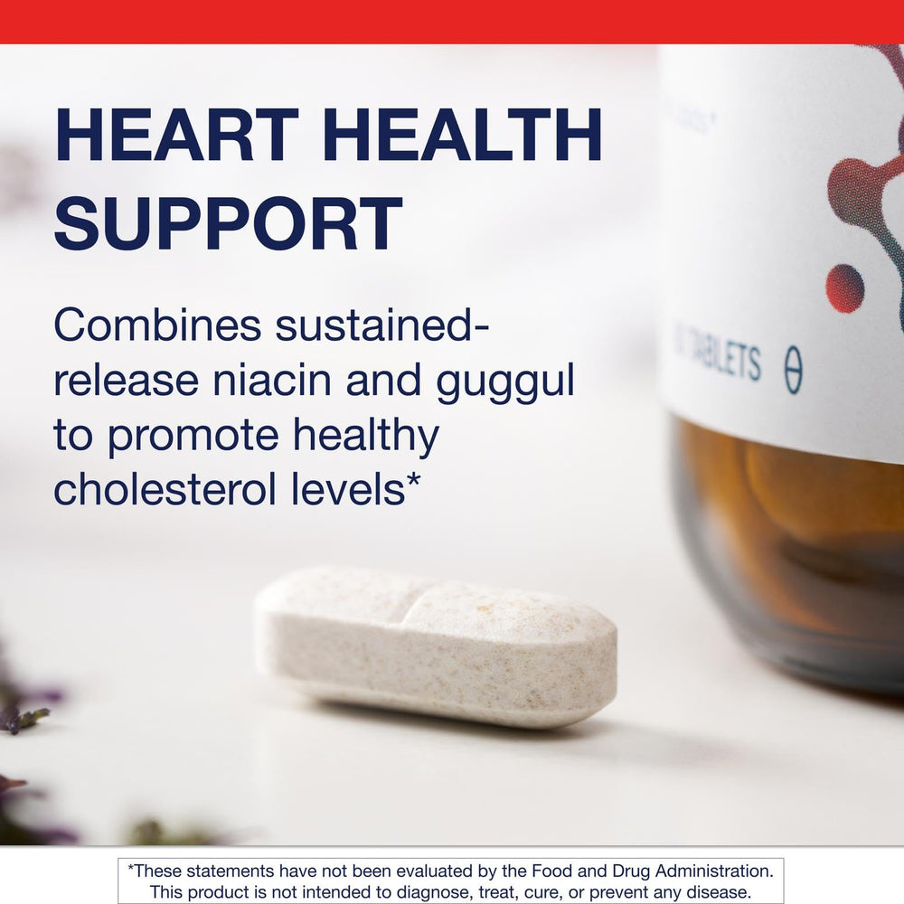 Metagenics Lipotain guggul extract capsule emphasizing standardized extract for cholesterol metabolism