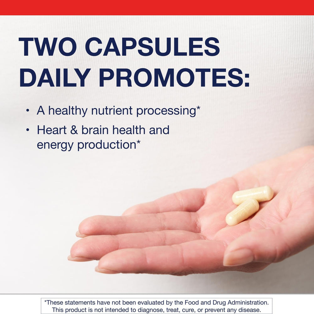 Metagenics MethylCare capsules closeup highlights bioactive folate and B vitamins.