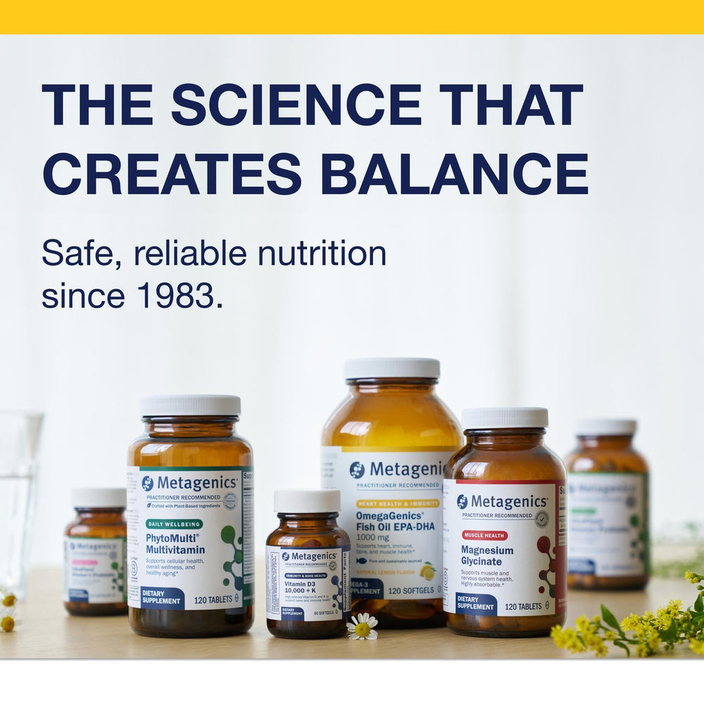 Metagenics OmegaGenics heart and immune support from omega-3s