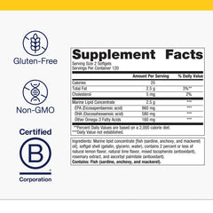 Metagenics OmegaGenics lemon-lime oil flavor enhances daily intake