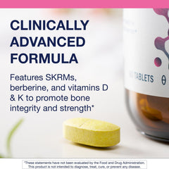 Metagenics Ostera-ingredients-panel features berberine and vitamins D & K for remodeling