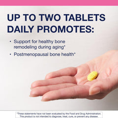 Metagenics Ostera tablets-closeup shows convenient daily capsules for adherence