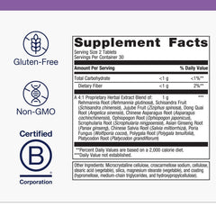 Metagenics Serenagen Chinese herbs blend visual suggests calming support.