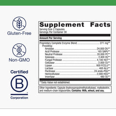 Metagenics SpectraZyme ingredients-science panel emphasizes a broad enzyme blend