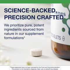 SpectraZyme label detail indicates non-GMO and gluten-free formulation.