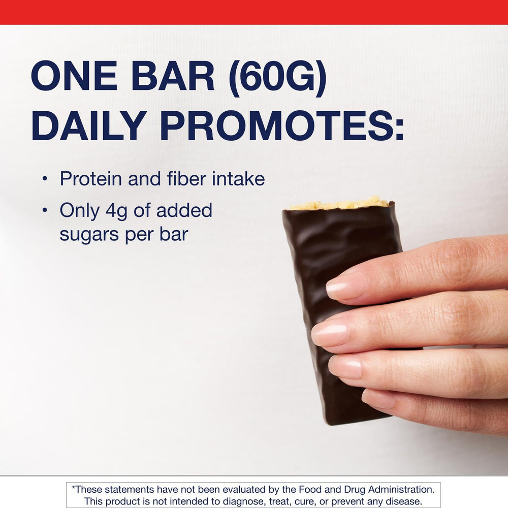 Metagenics Ultra Protein Bar Peanut Butter nutrition facts panel highlights protein and fiber