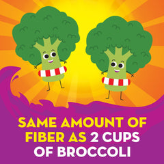 Closeup of Metamucil Kids Fiber Gummies showcasing berry flavor