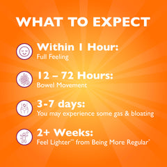 Metamucil regularity routine setup with scoop beside a cup