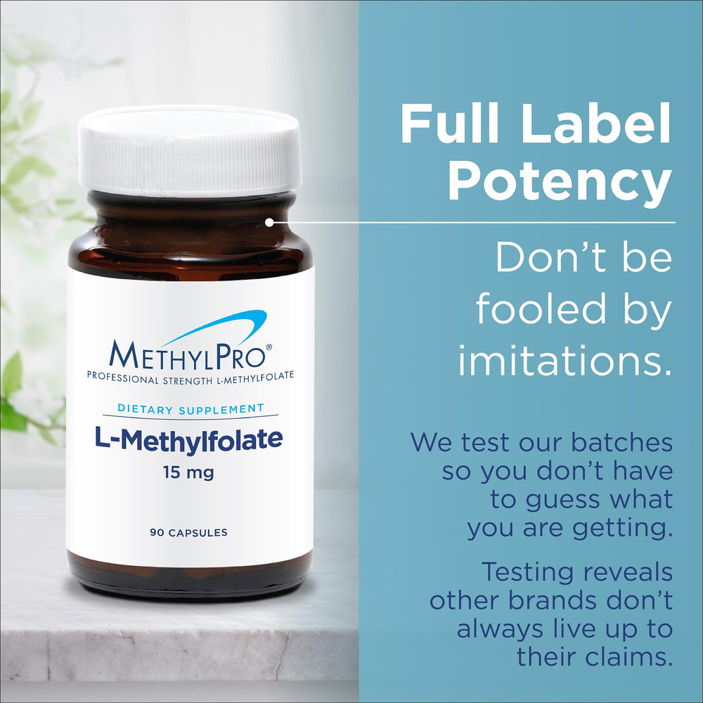 Brain health concept with MethylPro folate illustration