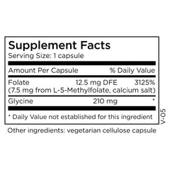 MethylPro L-Methylfolate packaging underscores decades of trusted research heritage.