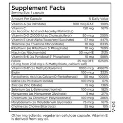 MethylPro multivitamin capsules in jar for convenient daily supplementation
