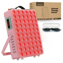 METIKO red light panel with dual wavelengths for surface and deeper sessions
