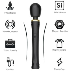 Metooka USB rechargeable massager offering flexible charging options