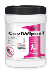 Metrex CaviWipes1 surface disinfectant towelettes for fast, one-step cleaning on hard, non-porous surfaces.