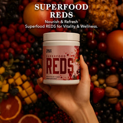 Mett Wellness Reds biotin zinc calcium blend supports skin and bone health.