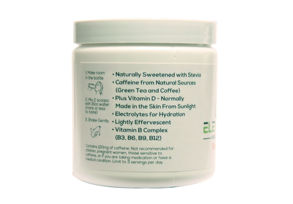 Mettle Energy nutrition panel close-up highlighting vitamins and mineral support.
