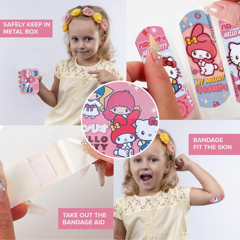 Mevsim Store colorful designs plaster tin draws attention and eases small injuries