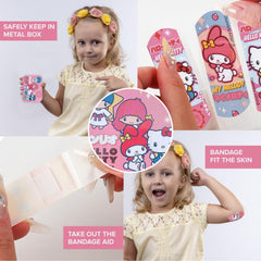 Mevsim Store colorful designs plaster tin draws attention and eases small injuries