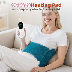 Mewaii heating pad large coverage fits shoulders to lower back for full contact.