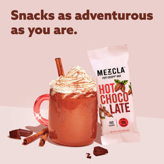 Gluten-free and vegan label on Mezcla protein bar packaging.