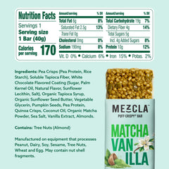 Mezcla packaging front, convenient on-the-go snack display.