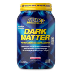 MHP Dark Matter bottle pour shows quick post-workout recovery potential