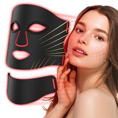 mhpoycd red light therapy face mask front view for at-home skin care