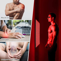MHPoycd red light therapy hanging design for flexible placement at home.