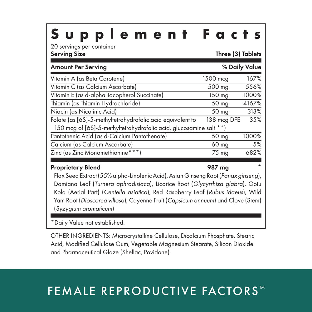 Michael's Health Naturopathic male factors bottle highlights nutrients for sperm support
