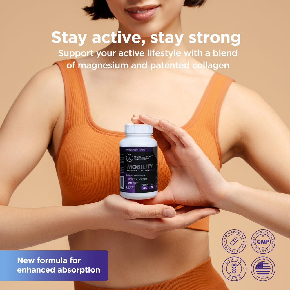 Michelle Peiret Mobility capsules row signaling easy daily dose for joint comfort