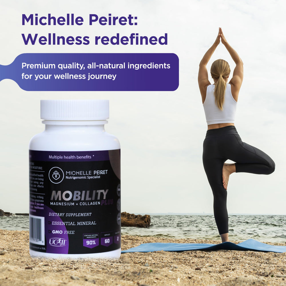 Michelle Peiret Mobility hyaluronic acid capsule supports skin hydration and mobility