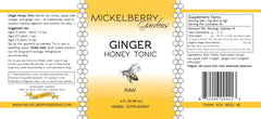 Mickelberry Gardens honey drizzle over tonic suggesting warm aroma and taste