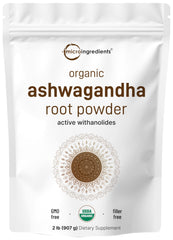Micro Ingredients ashwagandha root powder 2lb pack for easy daily use.