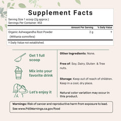 Micro Ingredients ashwagandha powder scoop image for precise measurement.