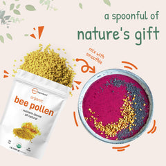 Micro Ingredients organic bee pollen granules rich in antioxidants for daily use.