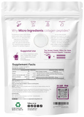 Hydrolyzed collagen types I, II, III, V, and X for easy absorption