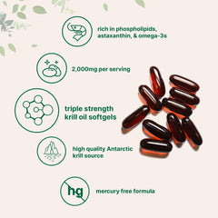 Micro Ingredients krill oil with astaxanthin for natural antioxidant support.