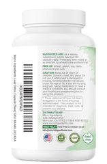 Visual collage of milk thistle and artichoke with Liver Advanced+ bottle