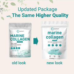 Micro Ingredients Marine Collagen Peptides powder dissolving in coffee for quick intake.
