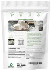 Spoonful of Micro Ingredients marshmallow root powder ready for use.