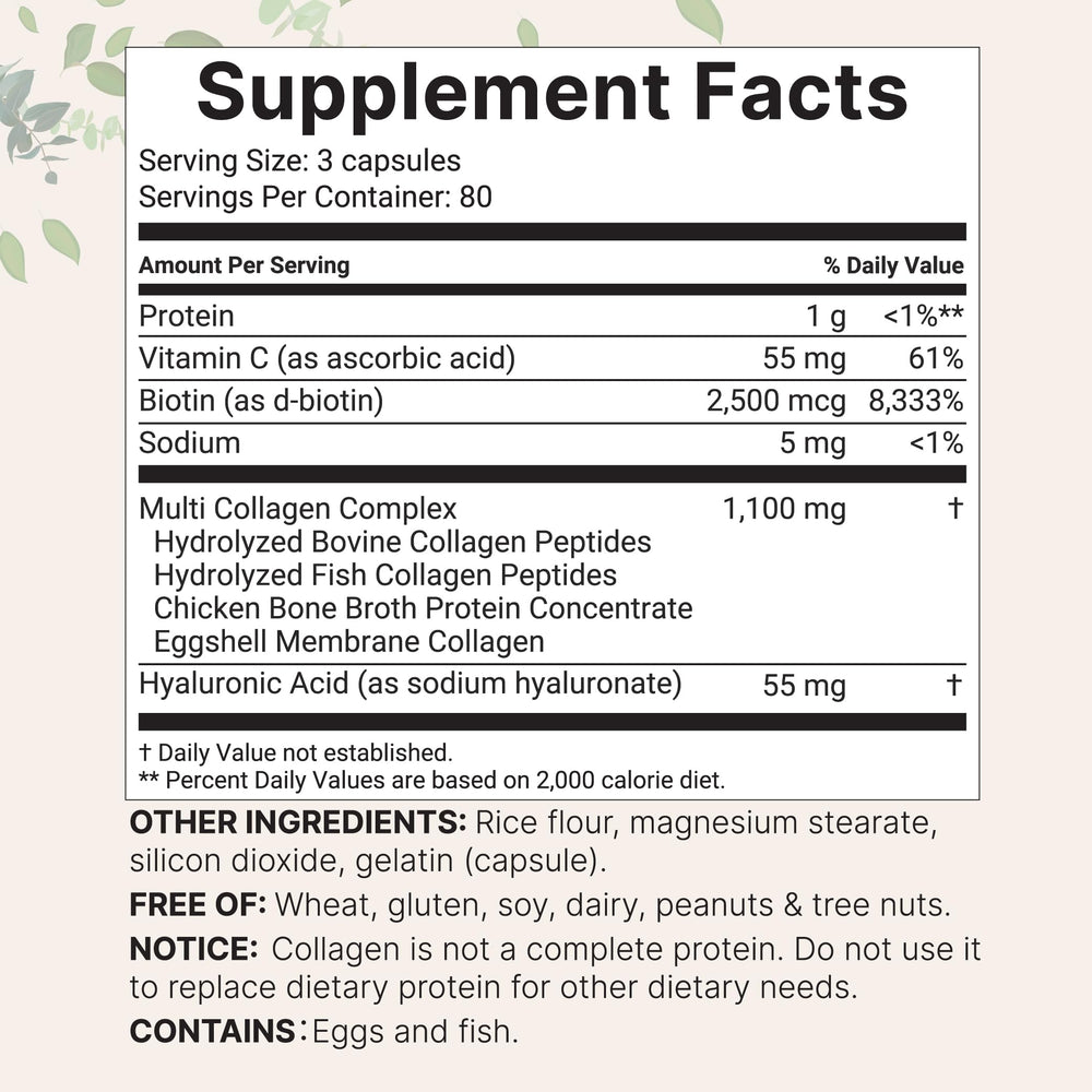Micro Ingredients collagen capsules arranged for a streamlined daily regimen